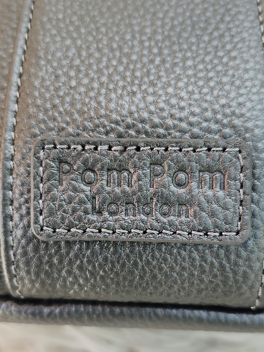 POM POM LONDON ORIGINAL LEATHER BAG - Picture 2 of 16